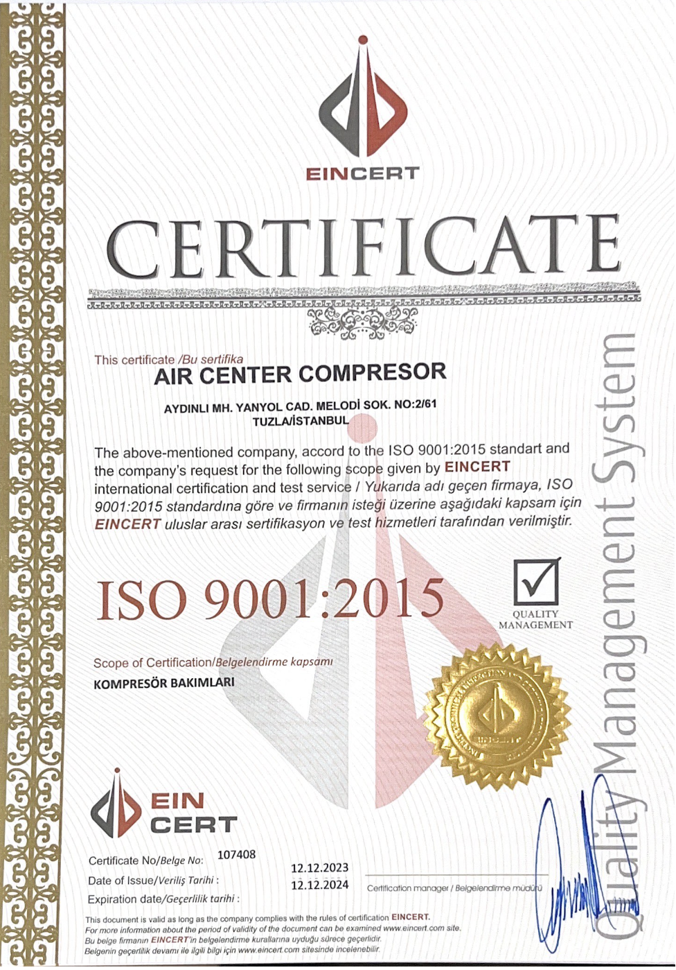 ISO 9001:2015